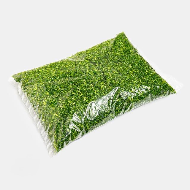 سبزی آش خرد شده